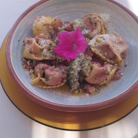 Ravioli at Organic in Mallorca