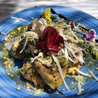 My favourite dish. The ravioli 🥰  at Organic in Mallorca