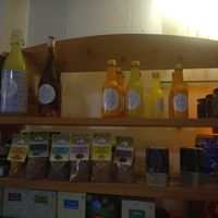 Home made juices and herbs etc for sale at Organic in Mallorca