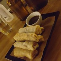 Vegan Spring Roll at Estreito da Chosen in Porto Alegre