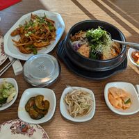 Bibimbap Tofu und Chili Kong Bulgogi at Seoul Kitchen in Nuremberg