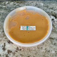 Spicy hummuss  at Joshua Tree Farmers Market in Joshua Tree