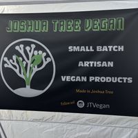 Amazing local vegan vendor   at Joshua Tree Farmers Market in Joshua Tree