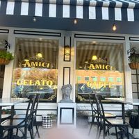  at Amici Gelato & Caffe in Asbury Park