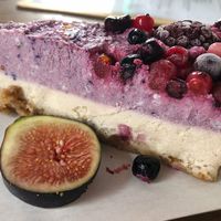 Tarta de tus sueños - vegan cheese cake 😋 at Esquina in Lanzarote