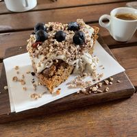 Carrot cake at Esquina in Lanzarote