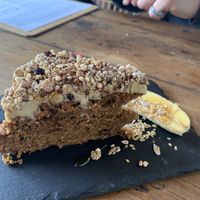 Carrot cake at Esquina in Lanzarote