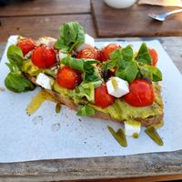 Green toast at Esquina in Lanzarote