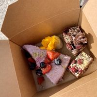 Chocolate cake biscuit & Cheese cake   at Esquina in Lanzarote