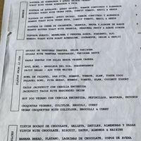 Vegan menu   at Esquina in Lanzarote