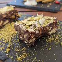 Biscuit dessert at Esquina in Lanzarote