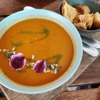 Gazpacho at Esquina in Lanzarote