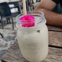 Batido con gofio at Esquina in Lanzarote
