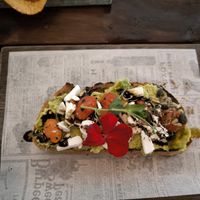 Avo toast at Esquina in Lanzarote