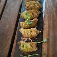 Gyozas 'tempura' at Esquina in Lanzarote