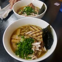 Vegan curry ramen at Little Shop of Ramen in Mariposa