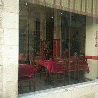 Indoor dining at Yan Yan in Haifa