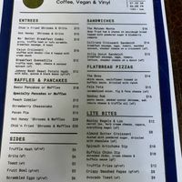 We got the Buffalo chick’n dip, spinach artichoke dip, and the truffle fries. So delicious, highly recommend!! at Mo' Brunch + Brews in Houston