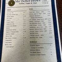 Didn’t order any alcohol but next time I want to get an elderberry mimosa. at Mo' Brunch + Brews in Houston