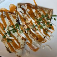 Breakfast quesadilla  #Veganuary at Mo' Brunch + Brews in Houston