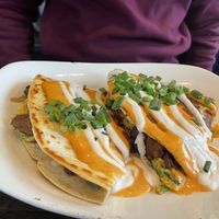 Breakfast quesadilla !  at Mo' Brunch + Brews in Houston
