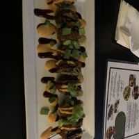 Crispy sushi appetizer  at Mo' Brunch + Brews in Houston