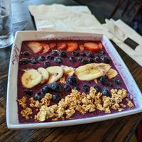 Açaí bowl. at Mo' Brunch + Brews in Houston