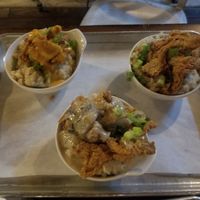 Shrooms & Grits flight at Mo' Brunch + Brews in Houston