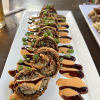  Crispy boudin sushi  at Mo' Brunch + Brews in Houston