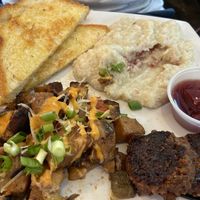 Breakfast combo  at Mo' Brunch + Brews in Houston