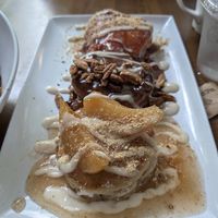 Pancake flight at Mo' Brunch + Brews in Houston