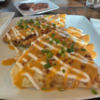 Breakfast Quesadilla  at Mo' Brunch + Brews in Houston