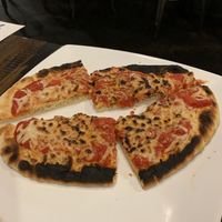 Even the kids cheese pizza was great    at Mo' Brunch + Brews in Houston