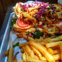 Shrooms Po Boy at Mo' Brunch + Brews in Houston