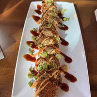 Boudin sushi rolls (A MUST!!!)  at Mo' Brunch + Brews in Houston