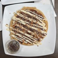 Pecan pie waffle  at Mo' Brunch + Brews in Houston