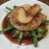 Burger cutlet at Point in Tokyo