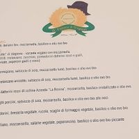 Vegan menù  at Pizzeria da Lioniello in Succivo