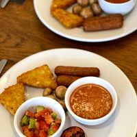 Full english breakfast all vegan at Revado Hotel in Norwich