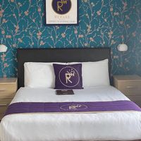 Double room where we stayed at Revado Hotel in Norwich