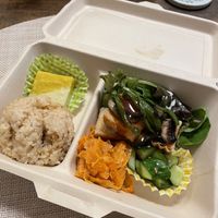 One plate takeout for 990Yen at Yasai Cafe Kukuri in Tokyo