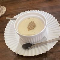 White sesame blanc-manger  at Yasai Cafe Kukuri in Tokyo