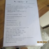 Menu in English, this is the sit-in menu, the take-out prices are cheaper at Yasai Cafe Kukuri in Tokyo
