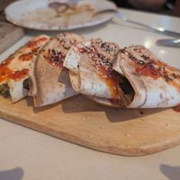 Filled with spinach at Agora Tavern in Paphos