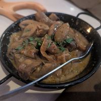 Curry mushrooms at Agora Tavern in Paphos