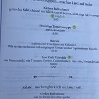 Starters  at Schlosskeller in Bad Hindelang