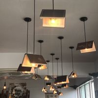 Book lights  at Eat Drink Vegan in Busan