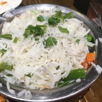Vegetable basmati rice  at Marka Indian in Wuhan