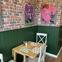 Lovely tables inside  at Pinch in South West London