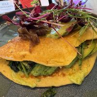 Buttery melt in the mouth omelette    at Pinch in South West London